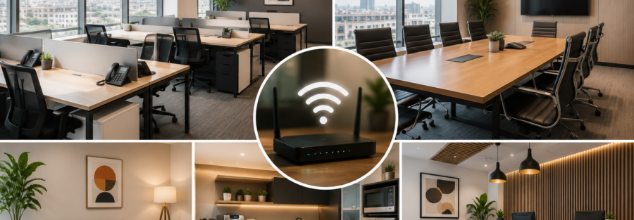 Modern office space in Al Hudaiba.