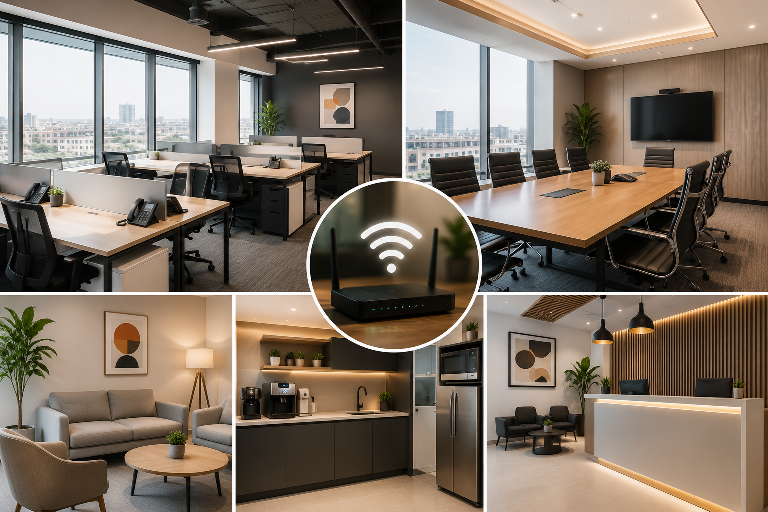 Modern office space in Al Hudaiba.